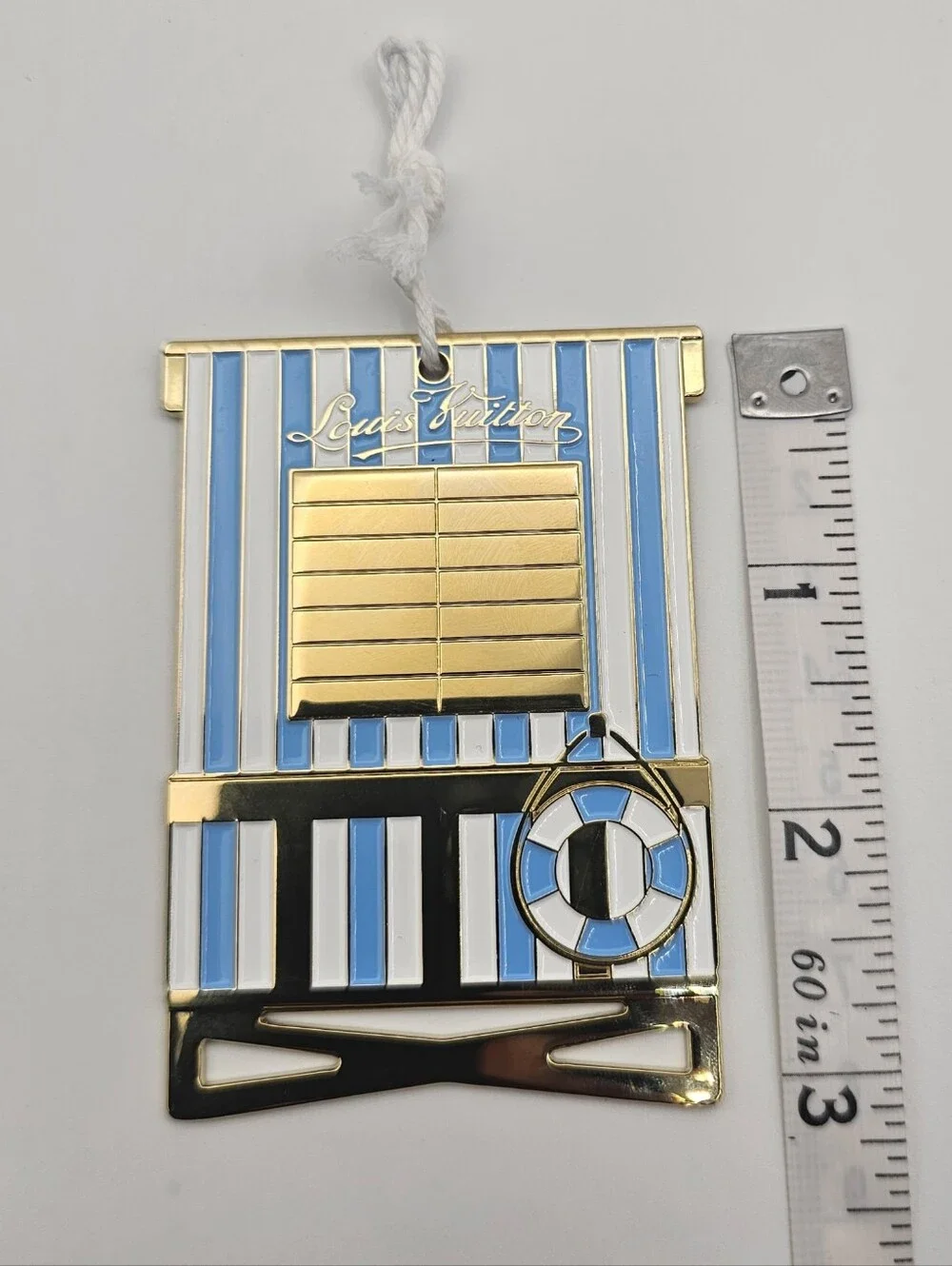💫AUTHENTIC LOUIS VUITTON LIMITED METAL TAG CHARM ➕️ 💥3pc LV MEN FRAGRANCE
